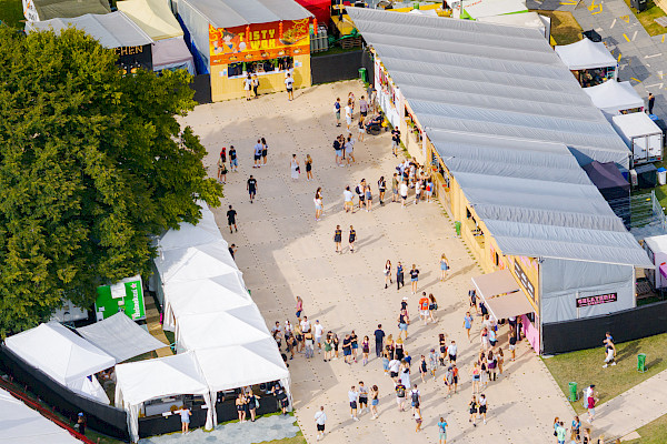 Infrastruktur Bild vom Gurtenfestival
