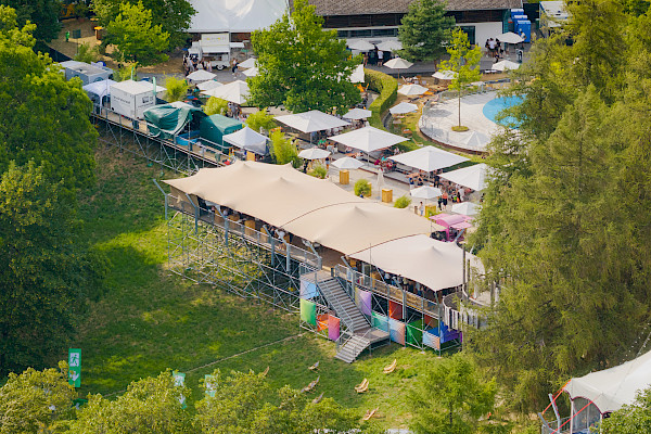 Infrastruktur Bild vom Gurtenfestival